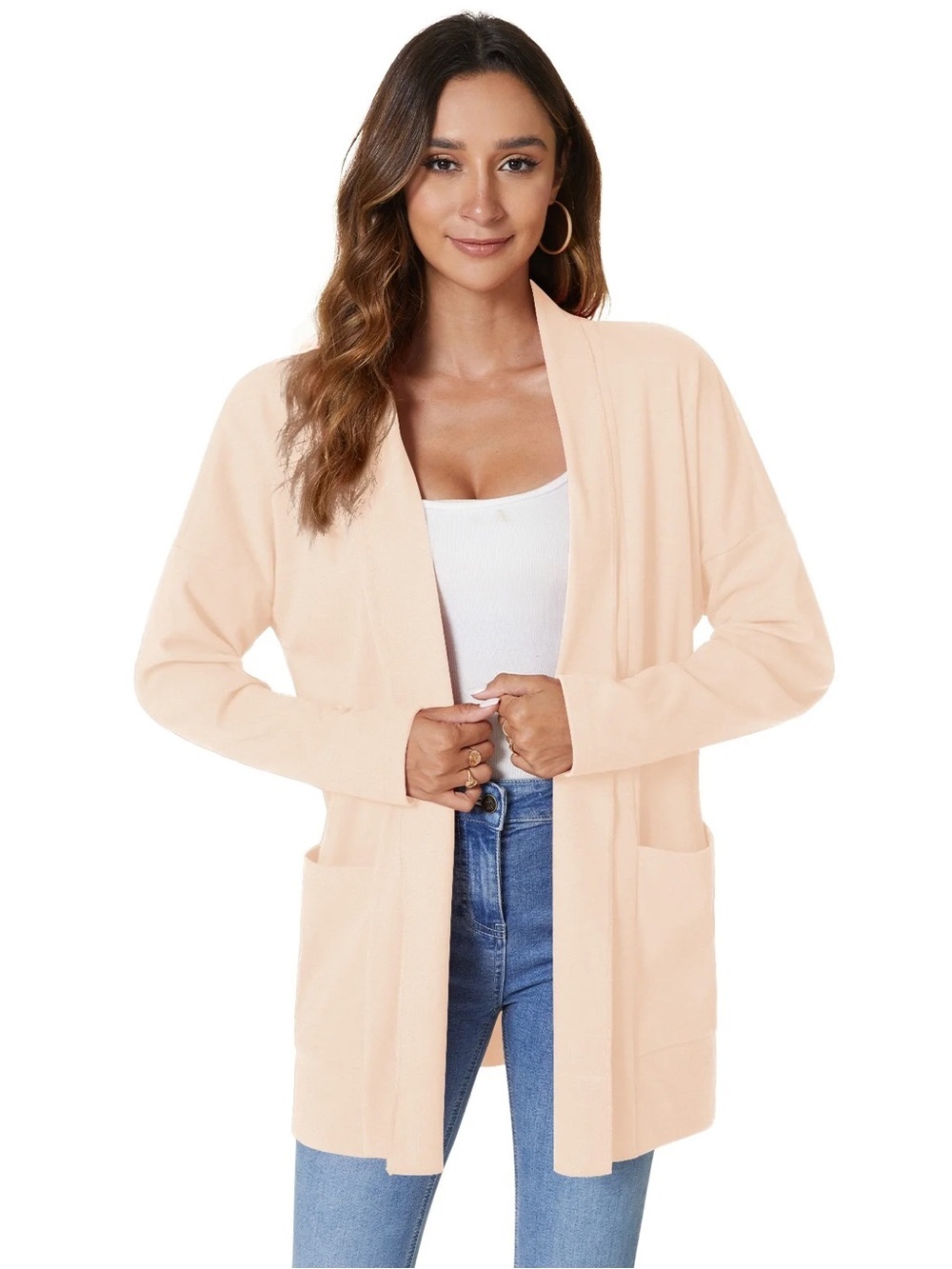 Zara knit women’s salmon cardigan